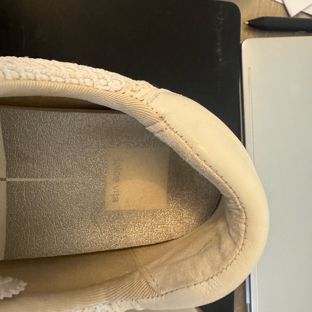 Dolce Vita Cream Mesh Sneakers - Picture 7 of 7